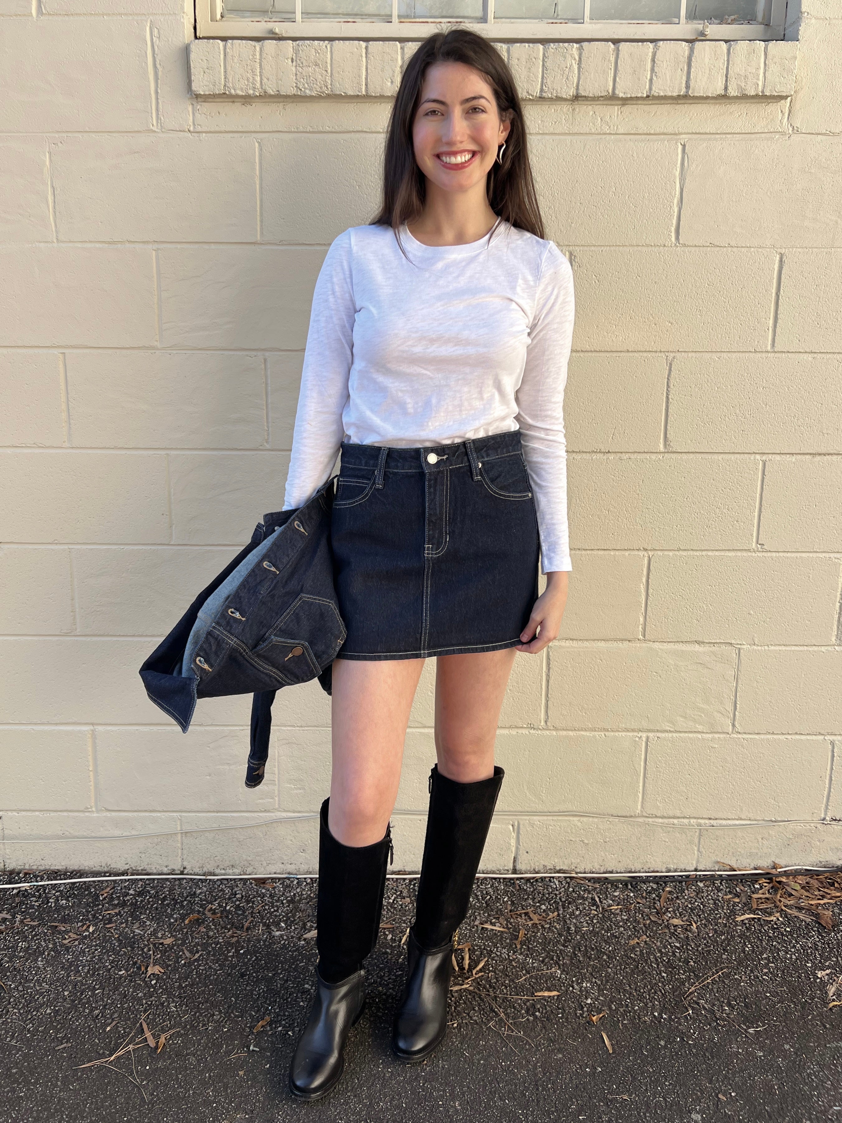 Skirt Outfit Nordstrom Mini Jean Skirt Denim Mini Skirt Tops To