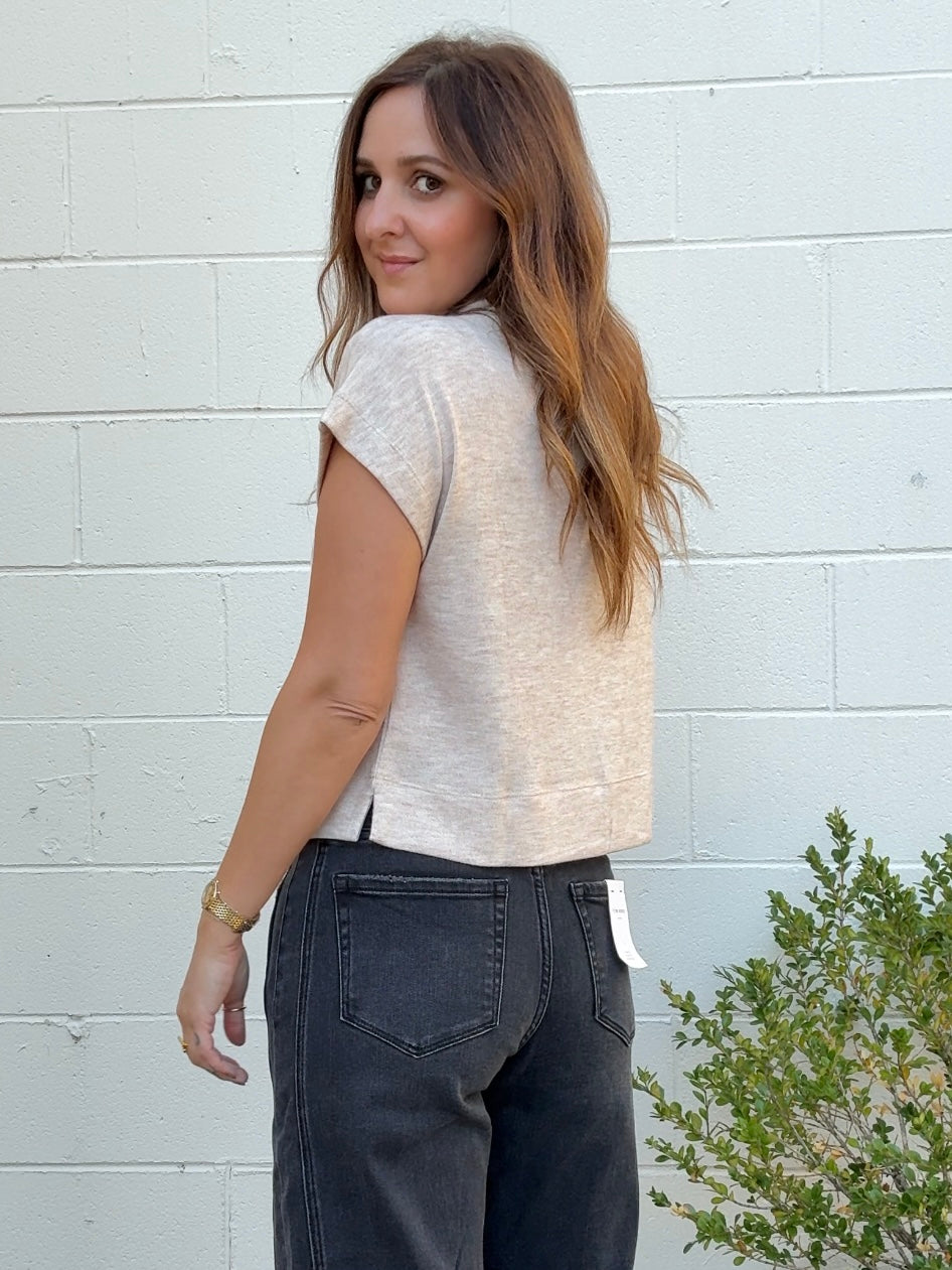 Entro | Lindy Mock Neck Top | Sweetest Stitch Boutique Richmond