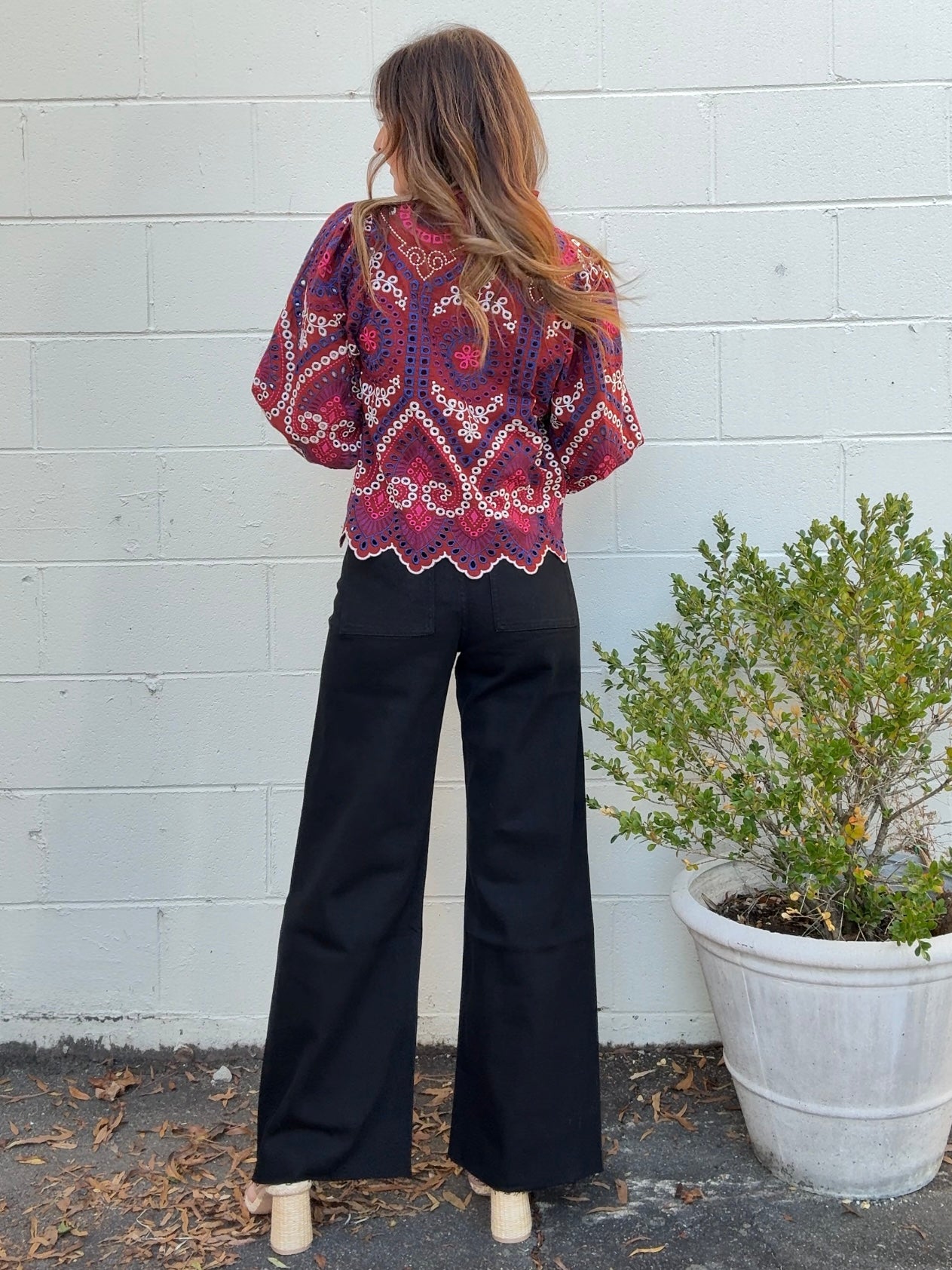 Miou Muse | Rosemary Wide Leg Pants - Black | Sweetest Stitch