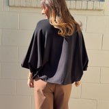 Entro | Lara Mock Neck Cape Top | Sweetest Stitch Boutique RVA
