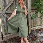 Entro | Lyla Short Sleeve Midi Dress | Sweetest Stitch Boutique