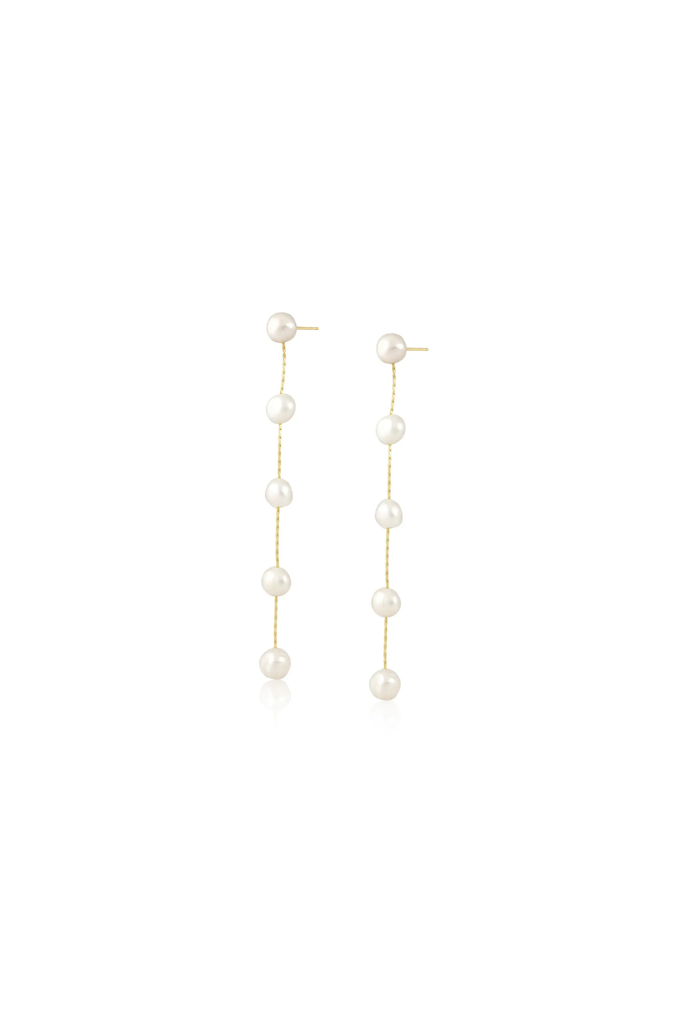 Sahira Jewelry | Valentina Pearl Drop Earrings | Sweetest Stitch