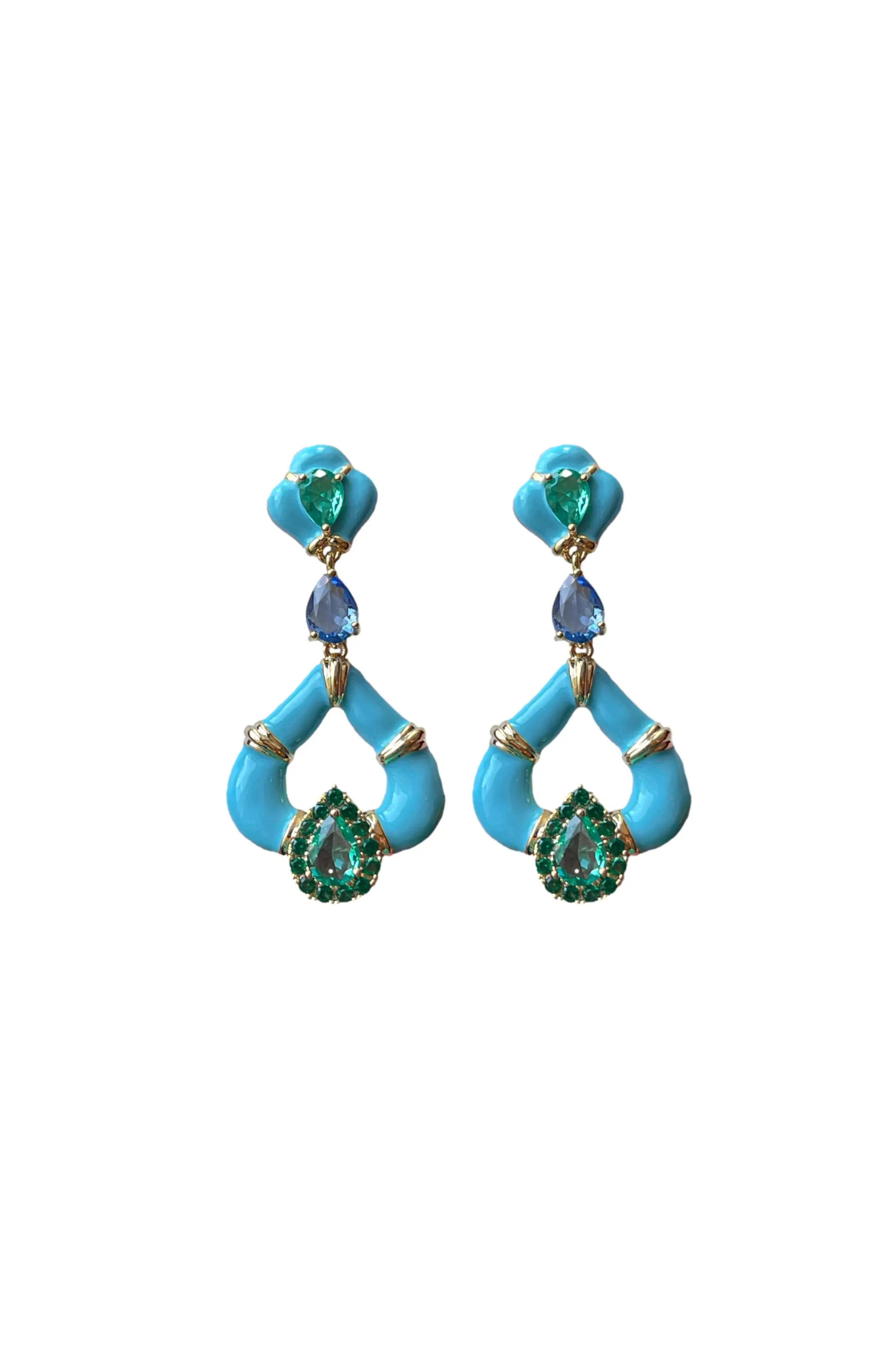 St. Armands Designs | Aegean Dream Teardrop Earrings | Sweetest Stitch