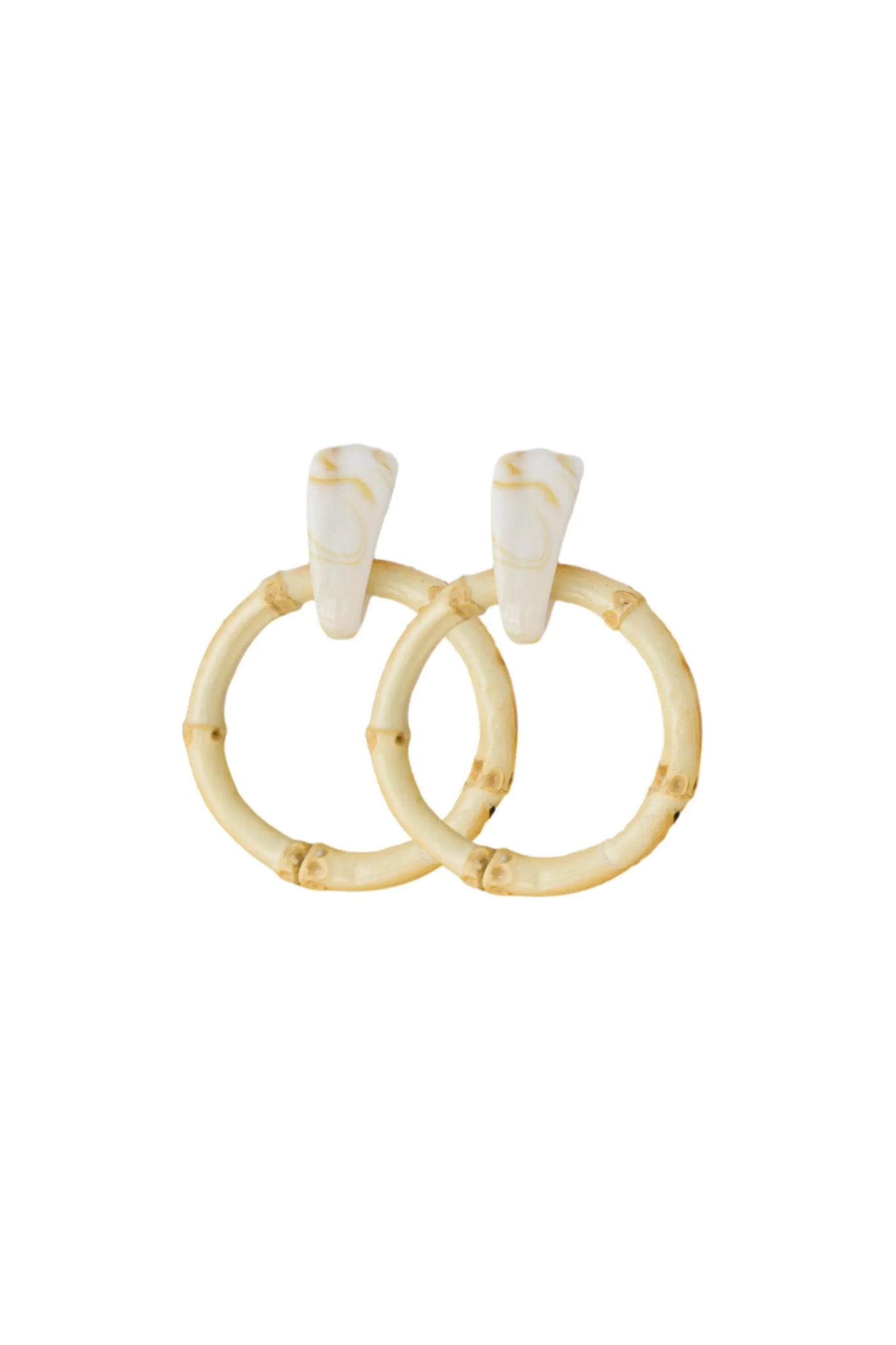 St. Armands Designs | Brown Bamboo Earrings | Sweetest Stitch