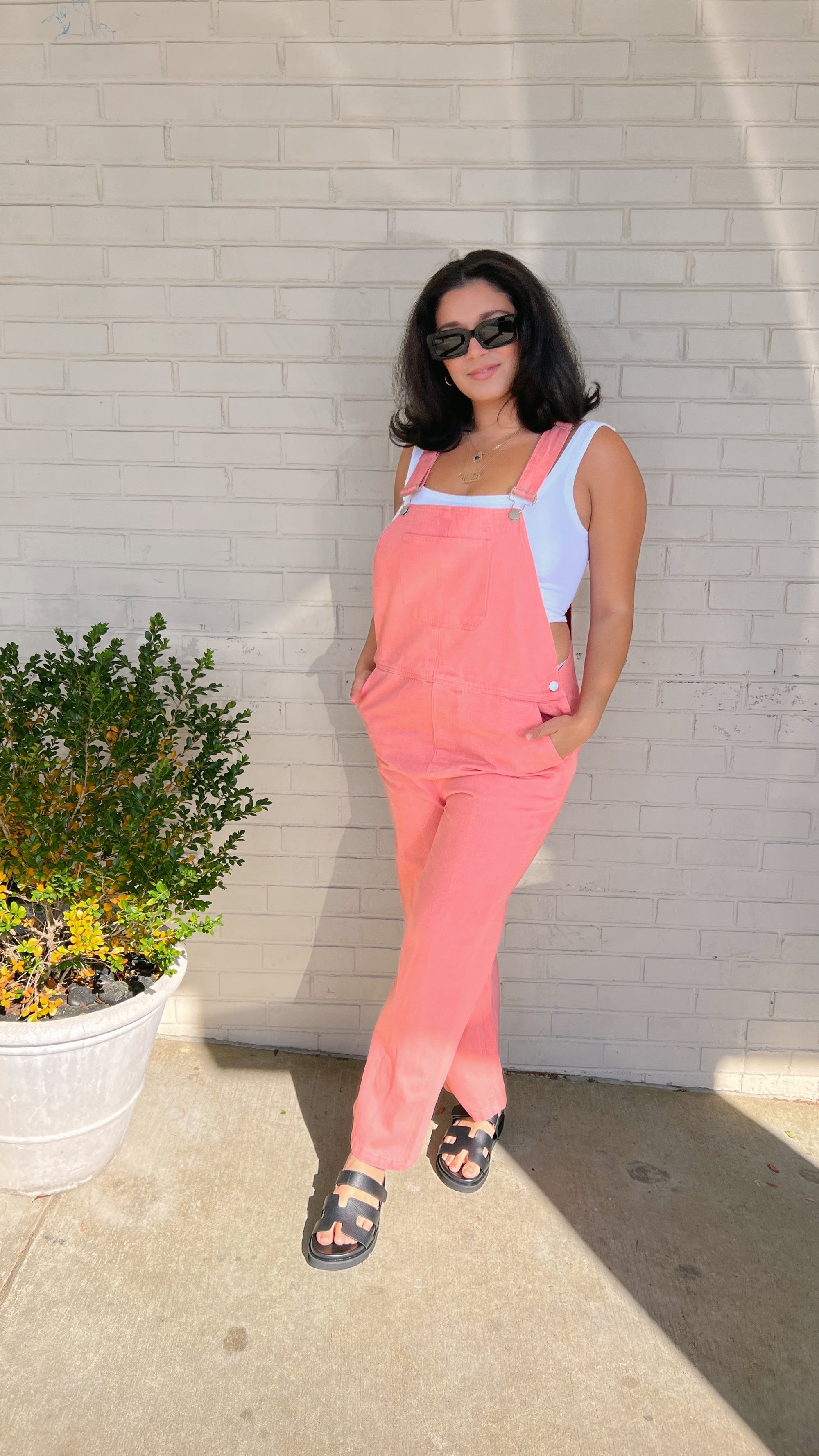 Pink Overalls for Women | Cute Jumpsuits | Sweetest Stitch Boutique Richmond VA