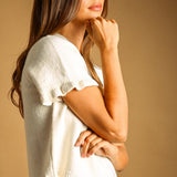 Miou Muse | Jess Ruffle Hem Sweater | Sweetest Stitch Boutique RVA