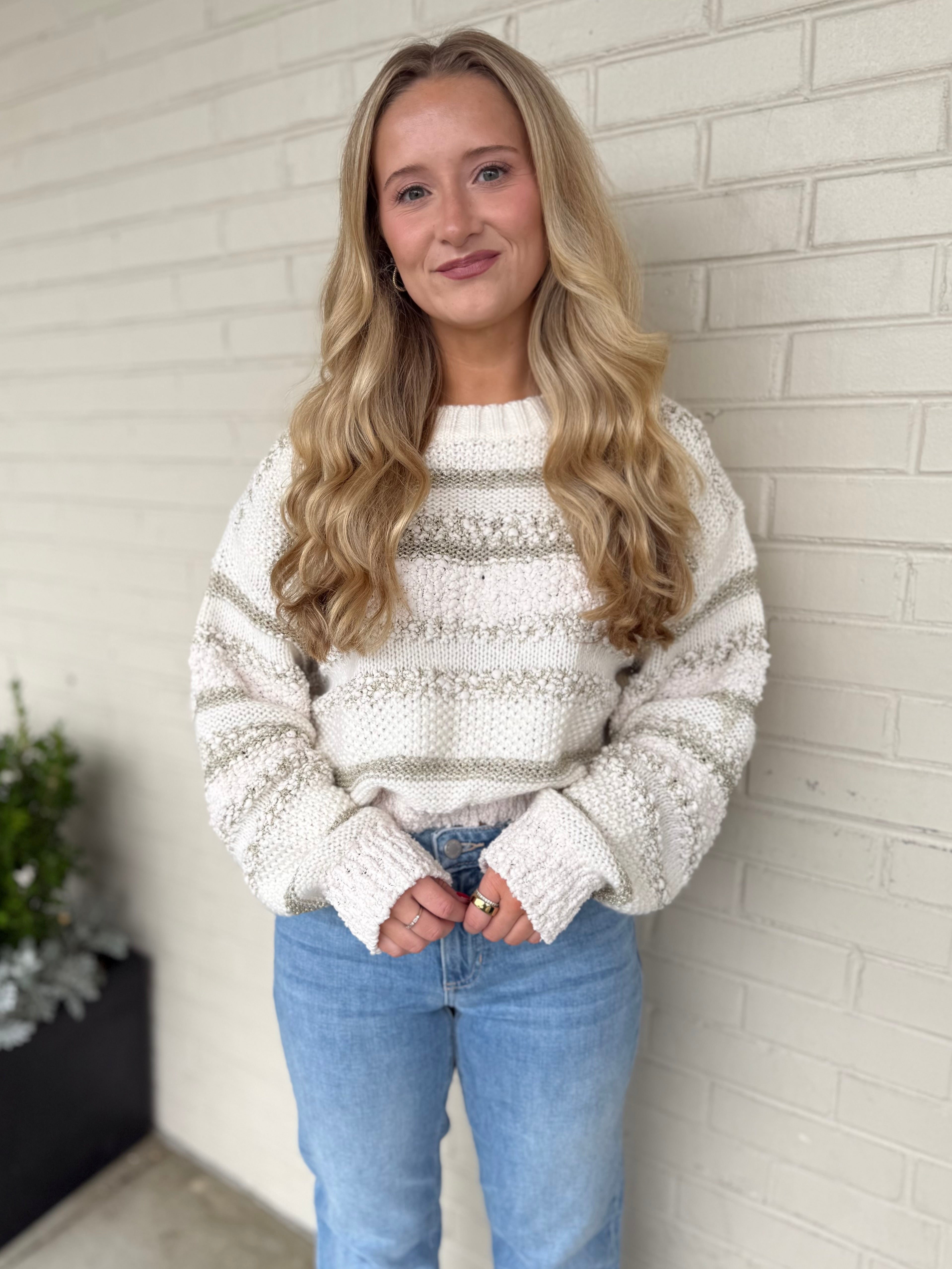Storia | Leighton Striped Sweater | Sweetest Stitch Boutique Richmond