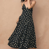 Dress Forum | Madelyn Polka Dot Midi Dress | Sweetest Stitch Boutique