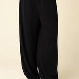 Olivaceous | Penelope Gathered Hem Pants | Sweetest Stitch Boutique