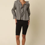 Olivaceous | Hazel Gingham Blouse - Black | Sweetest Stitch Boutique