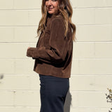 Bailey Rose | Marilyn Faux Suede Jacket | Sweetest Stitch Boutique