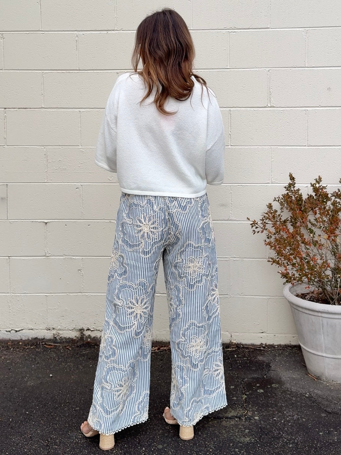 THML | Allison Striped Wide Leg Pants | Sweetest Stitch Boutique