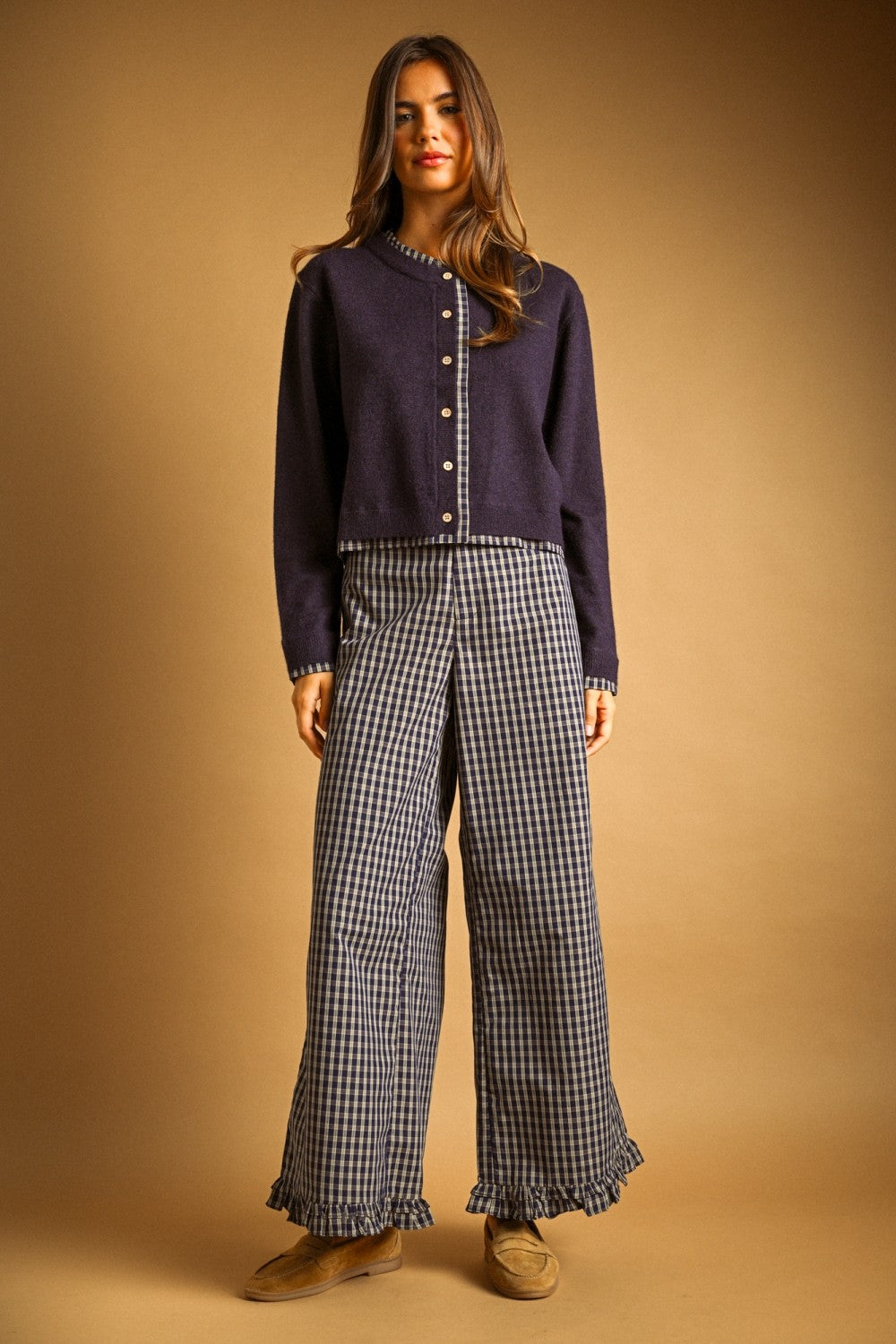 Miou Muse | Sydney Wide Leg Gingham Pants | Sweetest Stitch RVA