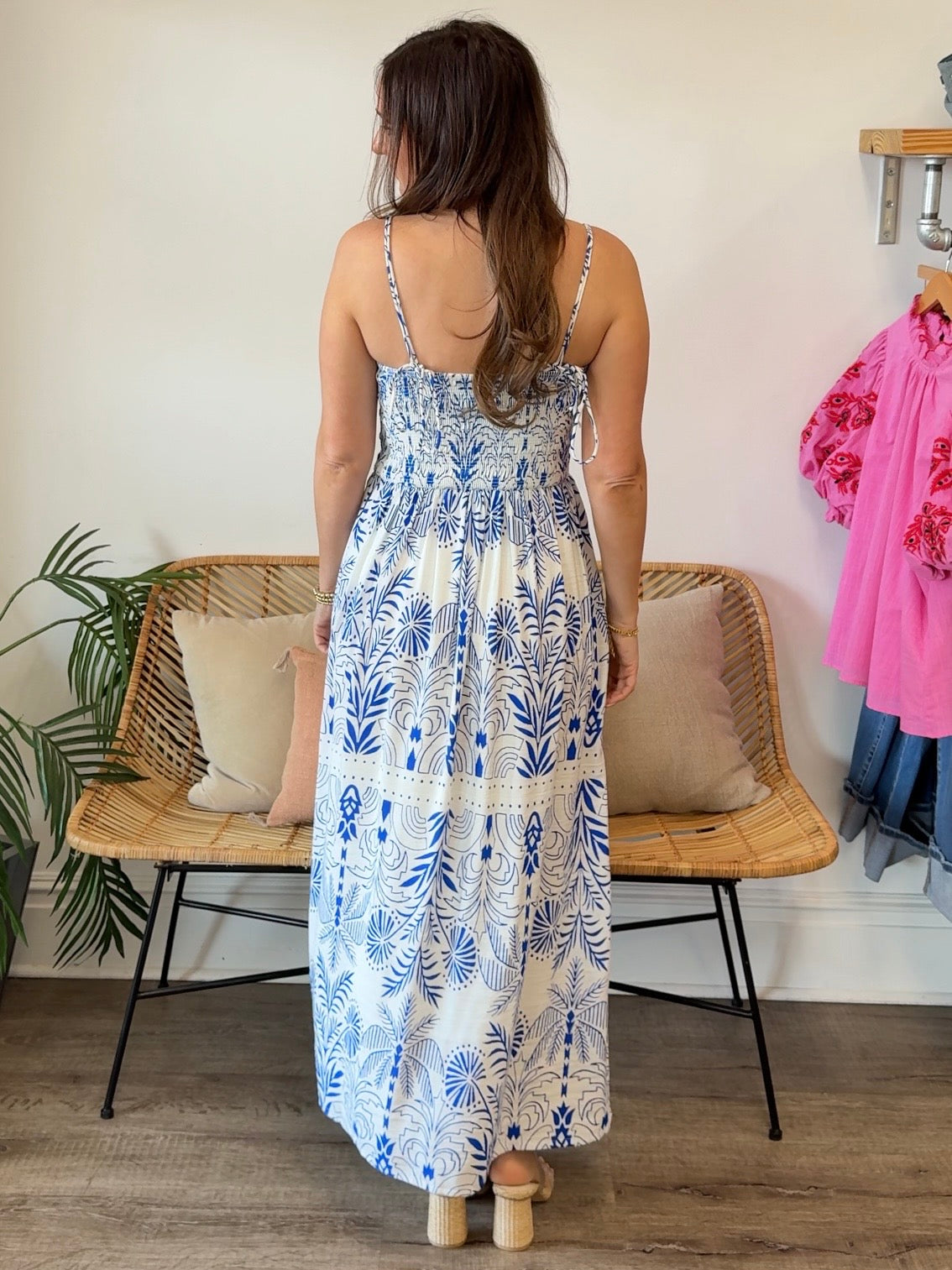 Z Supply | Nadine Smocked Sleeveless Maxi Dress | Sweetest Stitch