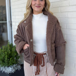 Miou Muse | Sally Sherpa Reversible Jacket | Sweetest Stitch