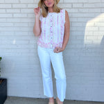 Entro | Monica Sleeveless Button Up Top | Sweetest Stitch