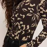 Z Supply | Onyx Floral Long Sleeve Top | Sweetest Stitch Boutique RVA