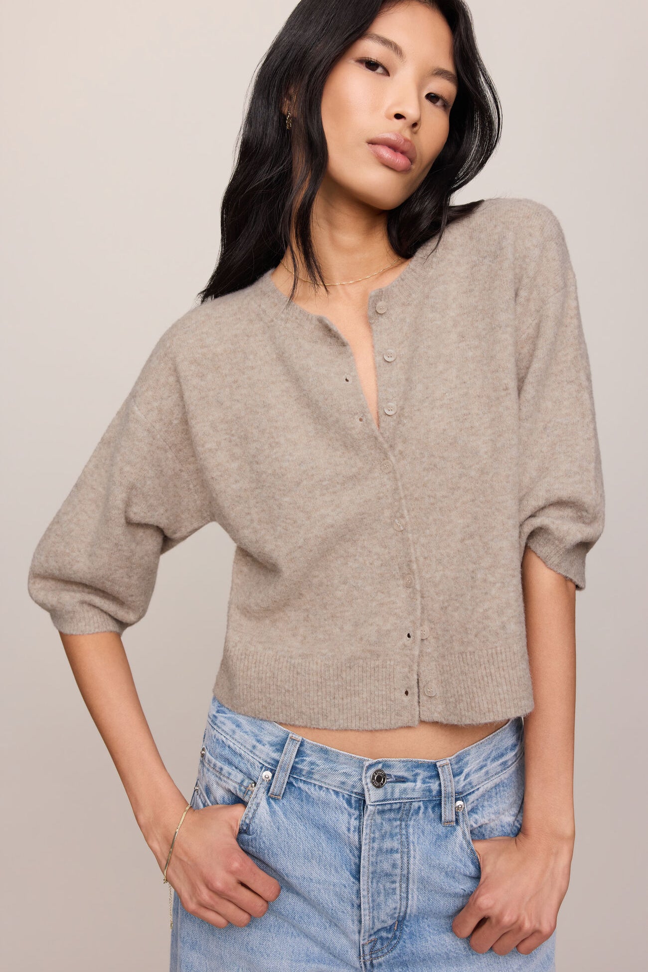 Z Supply | Valor Cardigan - Natural Heather | Sweetest Stitch RVA
