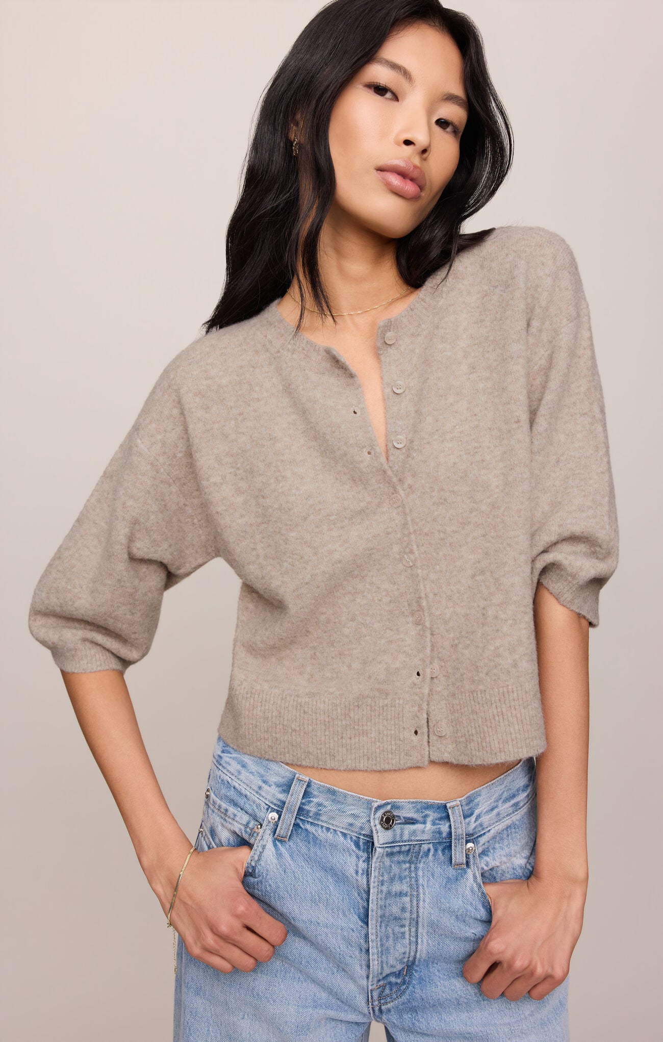 Z Supply | Valor Cardigan - Natural Heather | Sweetest Stitch RVA