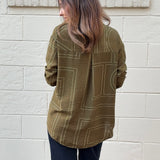 Entro | Margot Button Front Top | Sweetest Stitch Boutique Richmond