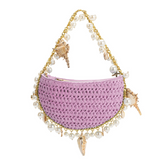 Isla Shells Straw Handbag
