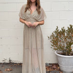 Dress Forum | Alaina Metallic Maxi Dress | Sweetest Stitch Boutique
