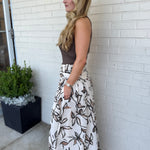Aureum | Poppy Floral Maxi Skirt | Sweetest Stitch Boutique