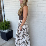Aureum | Poppy Floral Maxi Skirt | Sweetest Stitch Boutique