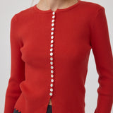Raisonnel | Ashleigh Slim Fit Ribbed Cardigan | Sweetest Stitch Boutique