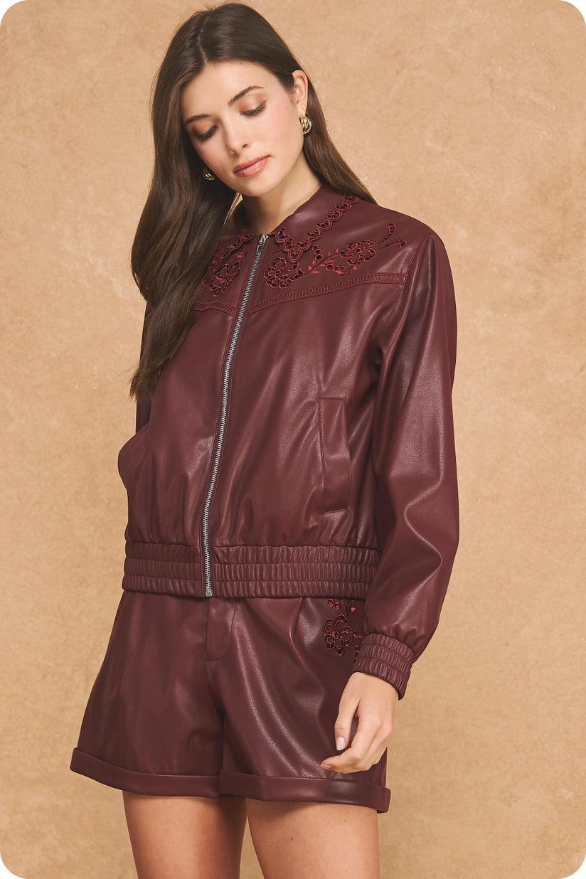 Strut & Bolt | Lisa Faux Leather Jacket | Sweetest Stitch Boutique RVA