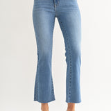 Just Black Denim | Charlotte Cropped Flare Jeans | Sweetest Stitch
