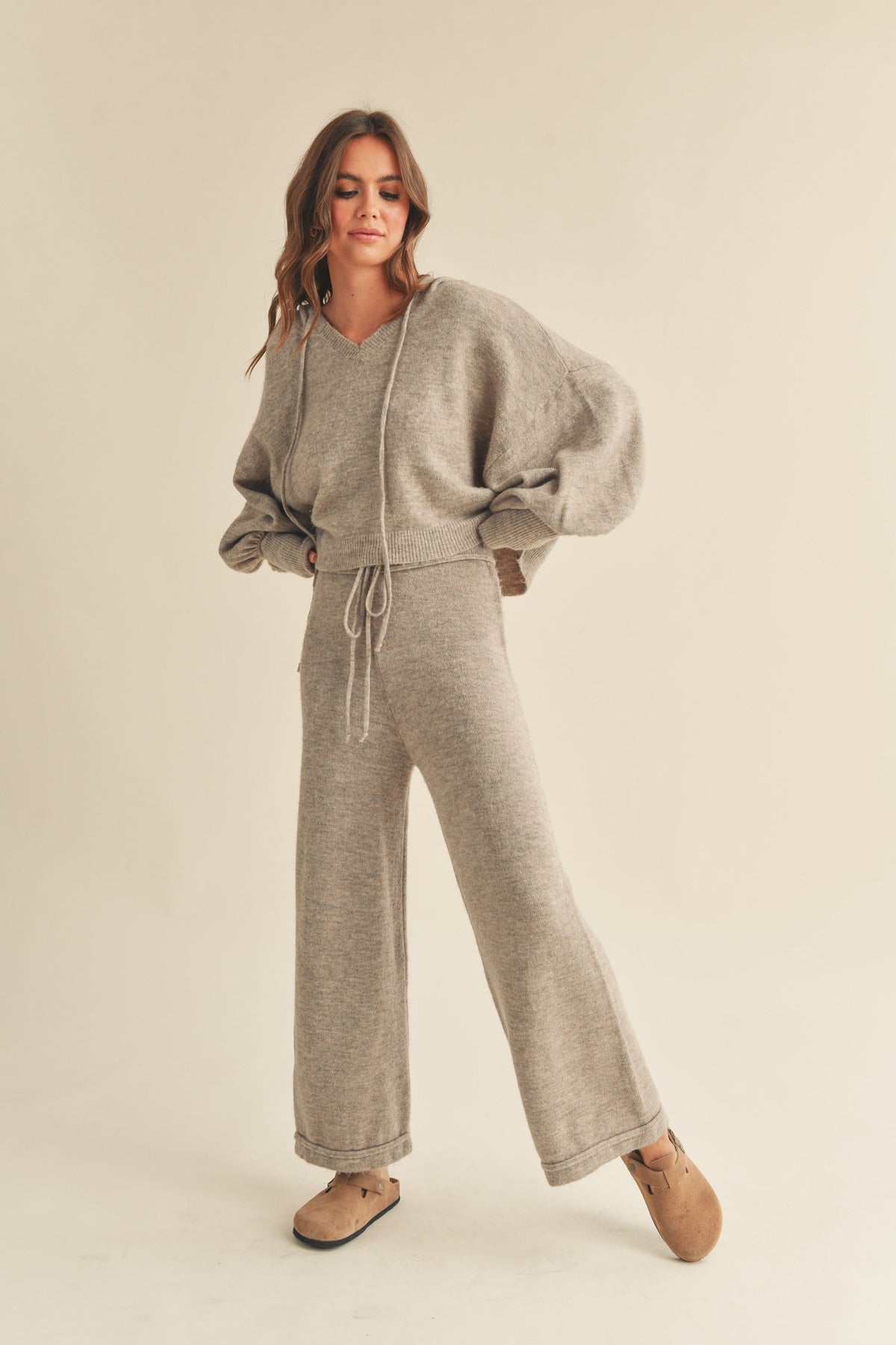 Miou Muse | Hooded Knit Sweater | Sweetest Stitch Online Boutique