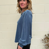 Current Air | Samantha V-Neck Corduroy Blouse | Sweetest Stitch