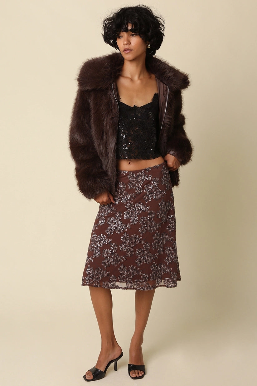Olivaceous | Jenna Faux Fur Jacket | Sweetest Stitch Boutique RVA