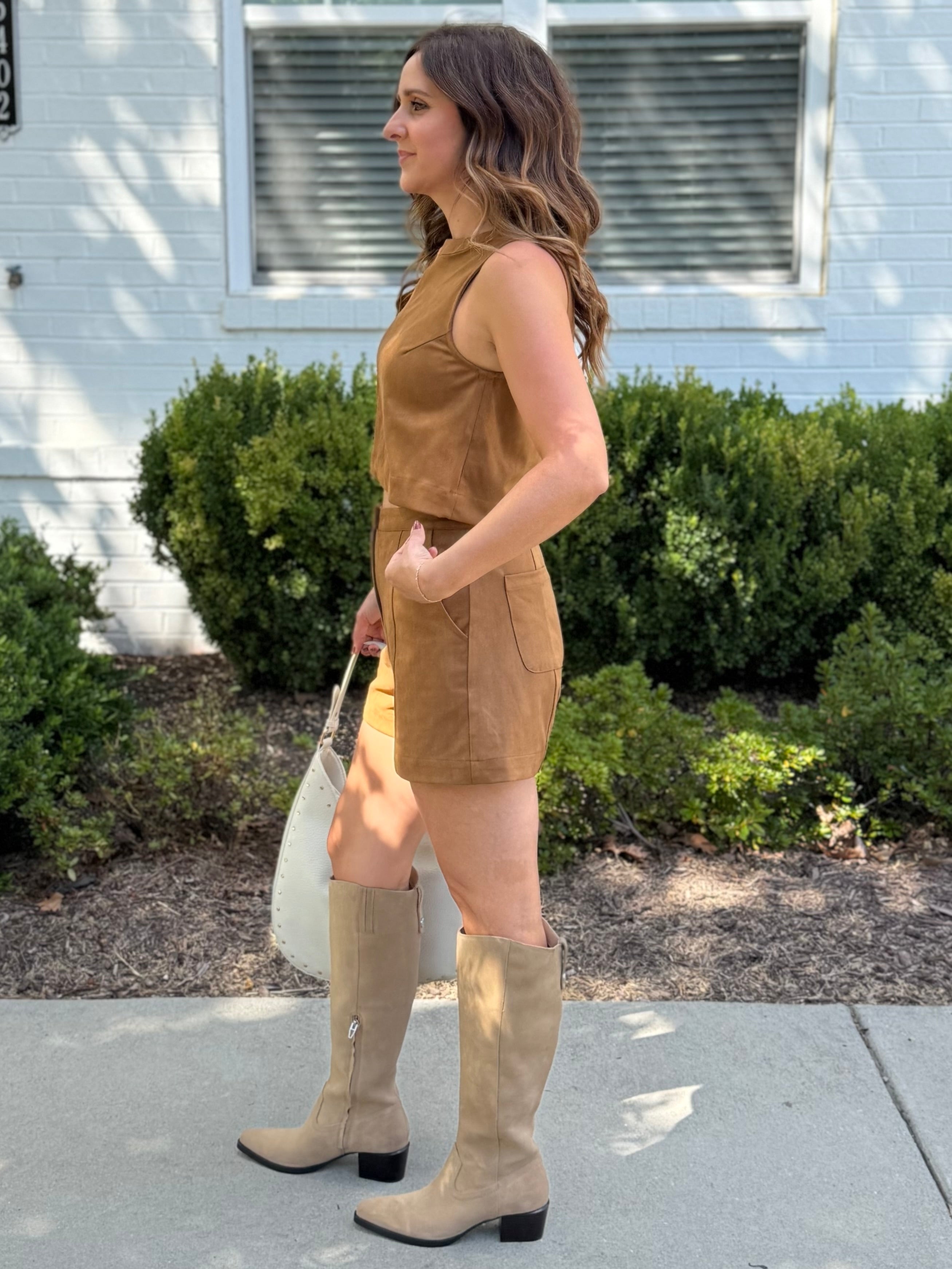 Storia | Catalina Suede Top | Sweetest Stitch Boutique