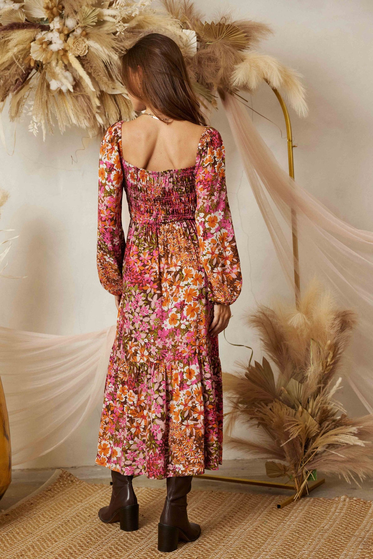 Endless Blu | Pink Floral Maxi Dress | Sweetest Stitch Boutique
