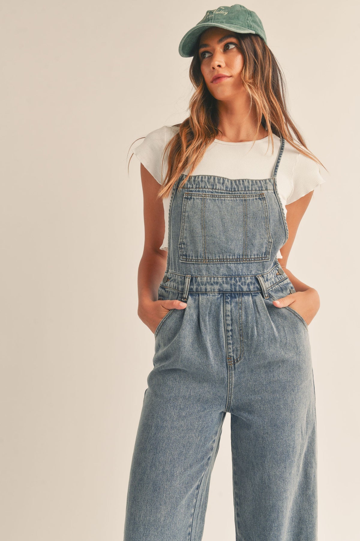 Mable Open Back Denim Jumpsuit | Sweetest Stitch Online Boutique