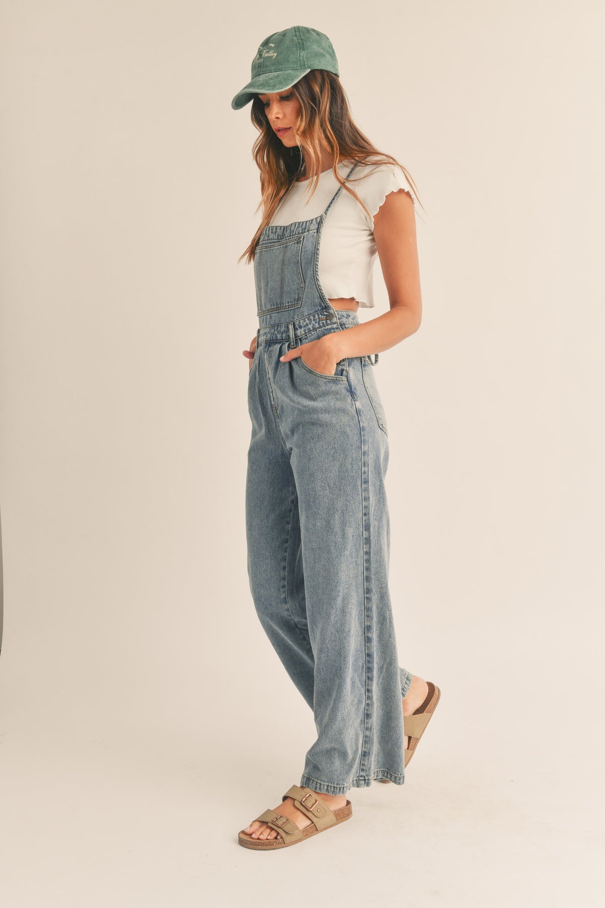 Mable Open Back Denim Jumpsuit | Sweetest Stitch Online Boutique