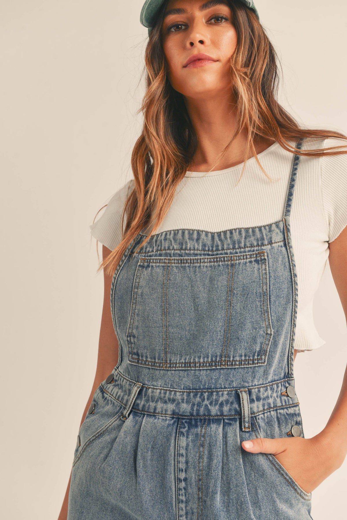 Mable Open Back Denim Jumpsuit | Sweetest Stitch Online Boutique