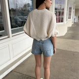 Just Black Denim | Lydia Patch Pocket Shorts | Sweetest Stitch