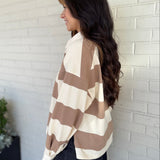 Miou Muse | Maeve Striped Rugby Top | Sweetest Stitch Boutique