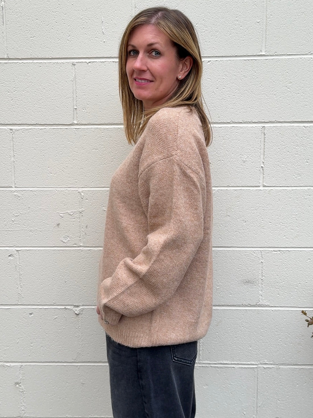 Z Supply | Snowed in Sweater - Heathered Camel | Sweetest Stitch