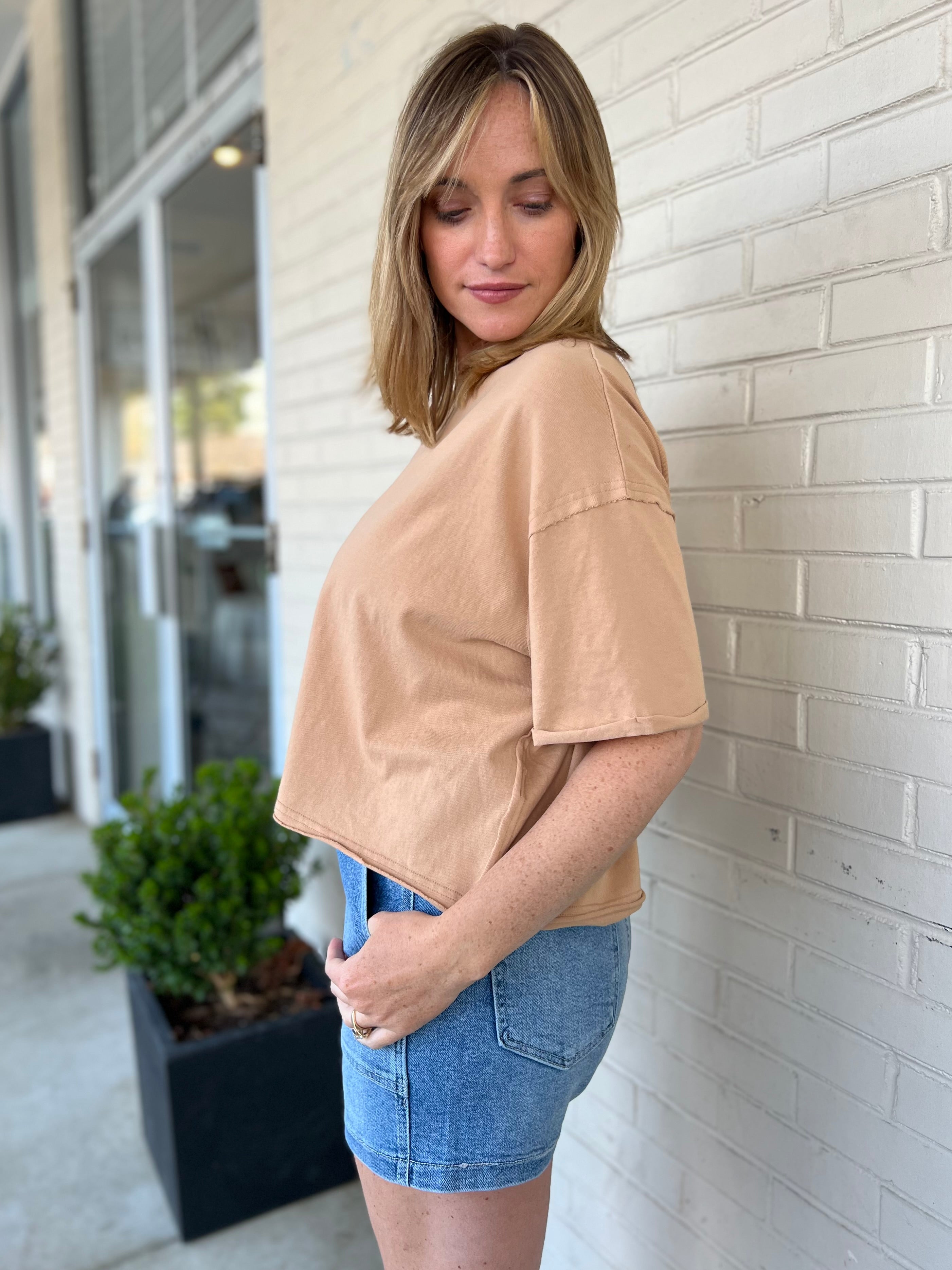 Grade & Gather | Meg Cropped Tee | Sweetest Stitch 