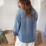 Miou Muse | Malani Button Up Denim Shirt | Sweetest Stitch Boutique