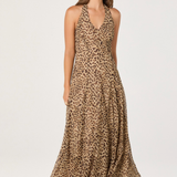 ASTR The Label | Myra V-Neck Halter Maxi Dress | Sweetest Stitch