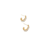 Brenda Grands | Square Diamond Hoops | Sweetest Stitch
