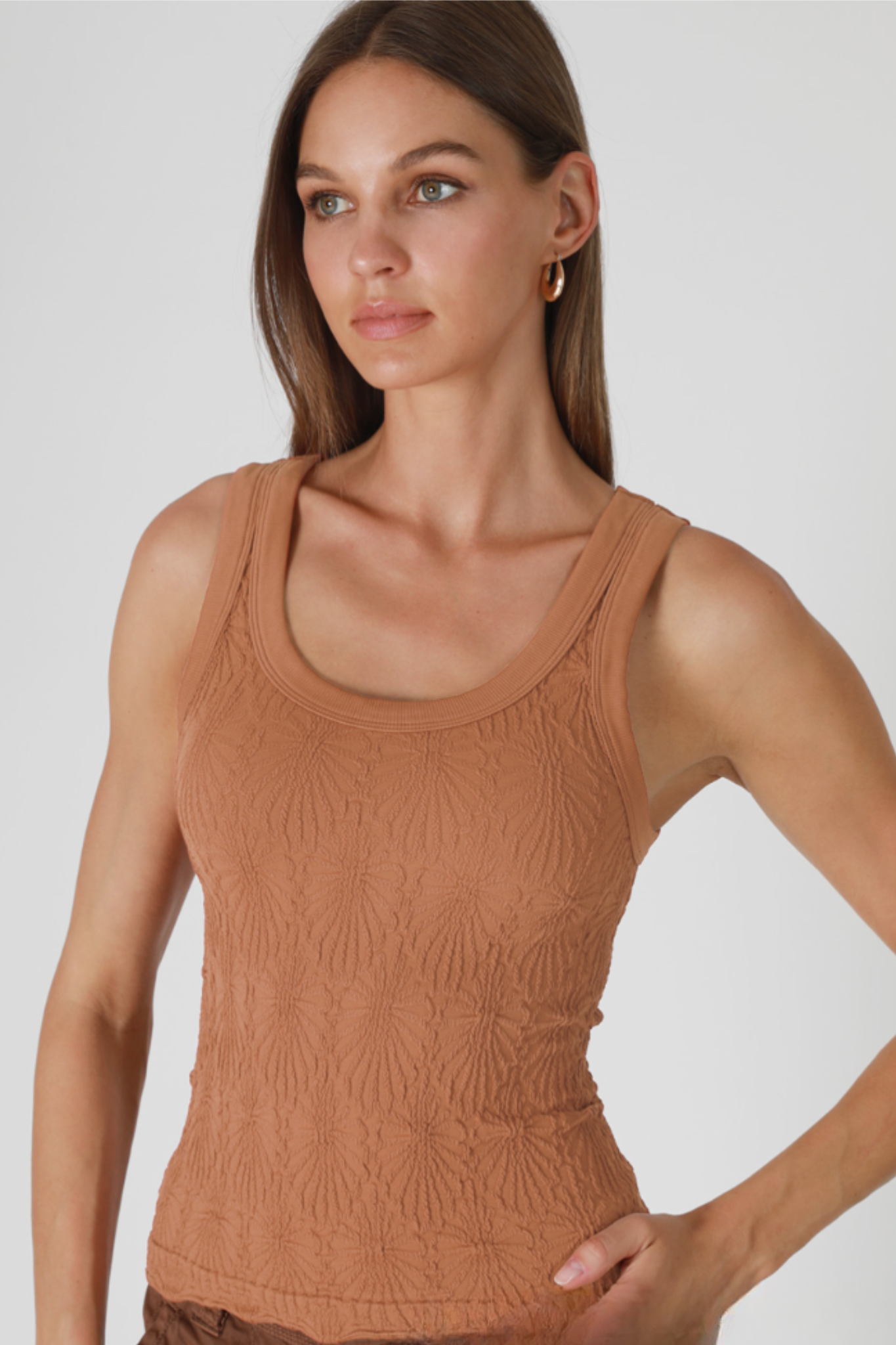 Nikibiki | Lace Textured Tank | Sweetest Stitch Boutique Richmond