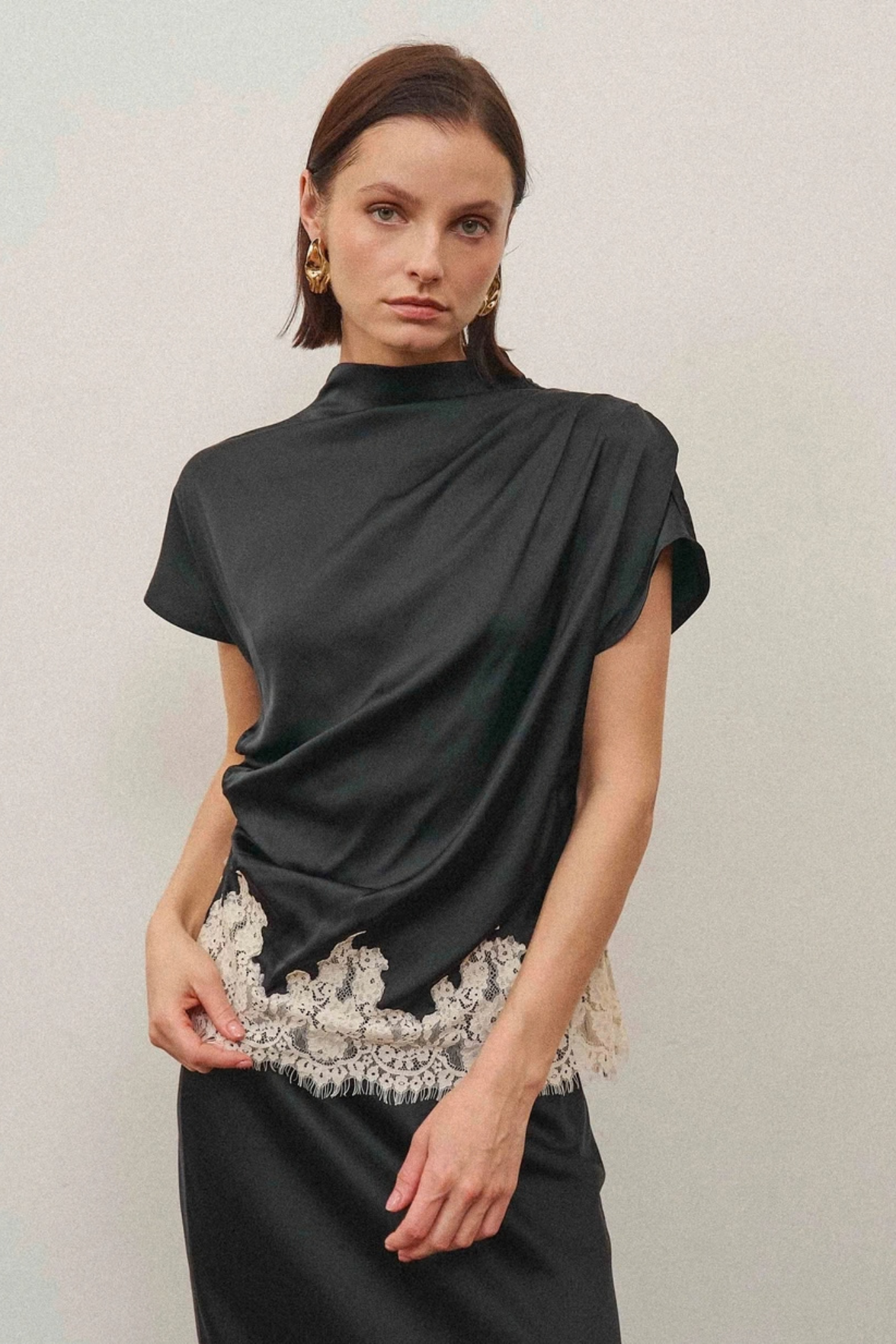 Able | Clara Satin Lace Top | Sweetest Stitch Boutique Richmond VA