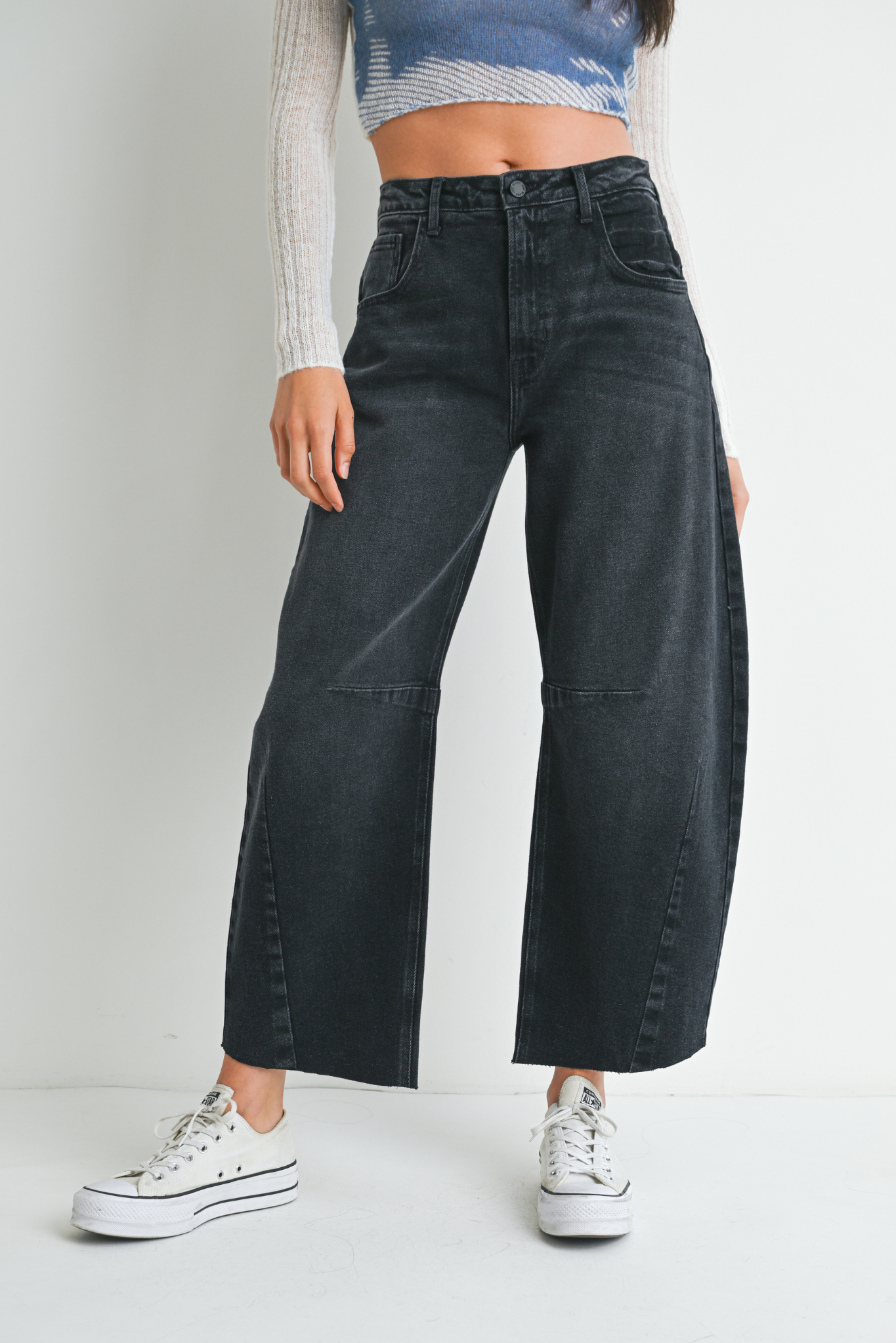 Just Black Denim | Billie Barrel Jeans | Sweetest Stitch