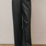 Able | Delilah Faux Leather Wide Leg Pants | Sweetest Stitch Boutique